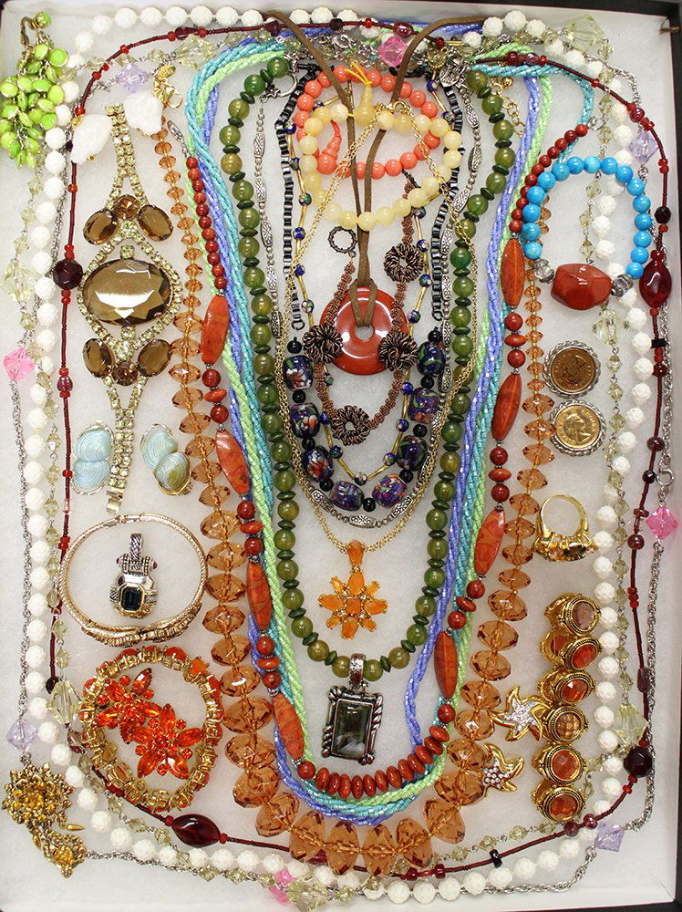 COSTUME JEWELRY: Includes Joan Rivers, Judy Lee, Sarah Coventry, Leru, T & J, Gerrys, Monet, Nolan Miller, Coro and more.