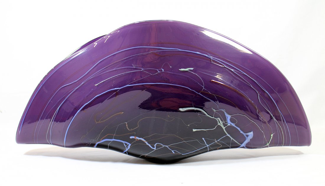 SIGNED MURANO GLASS VASE (1 of 5)