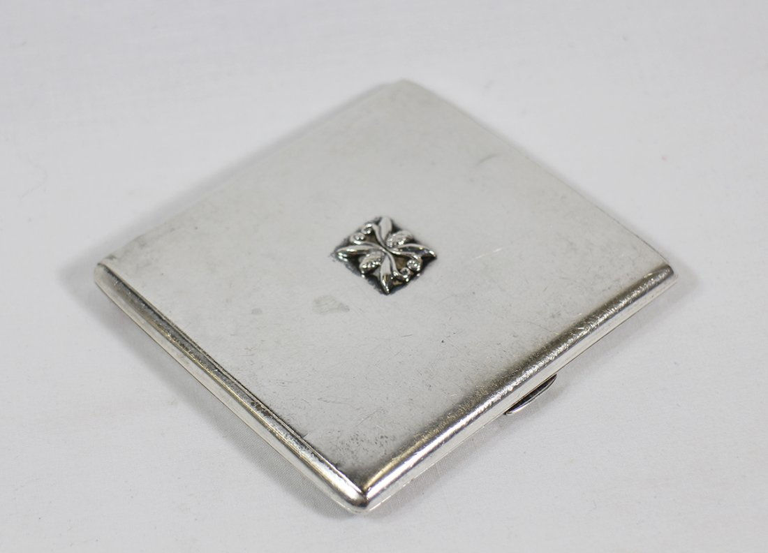 STERLING SILVER CIGARETTE CASE (1 of 2)