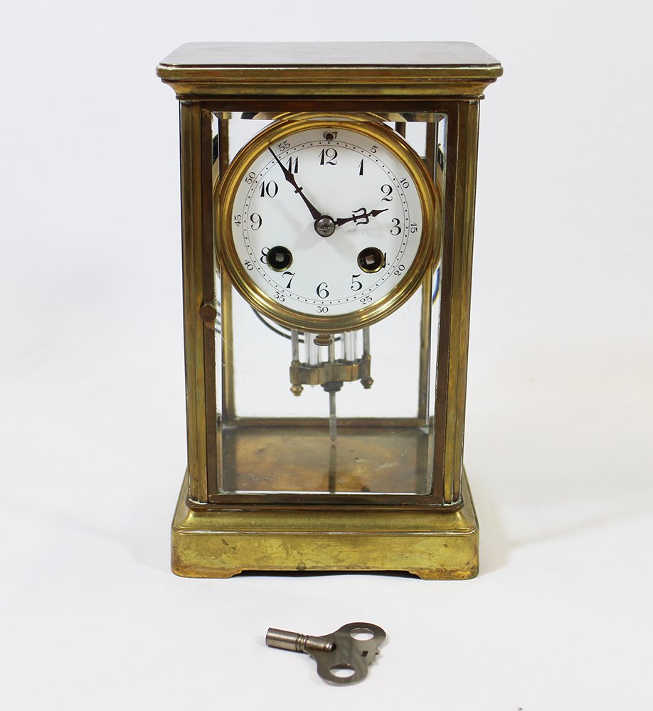 FRENCH BRASS REGULATOR CLOCK (1 of 6)