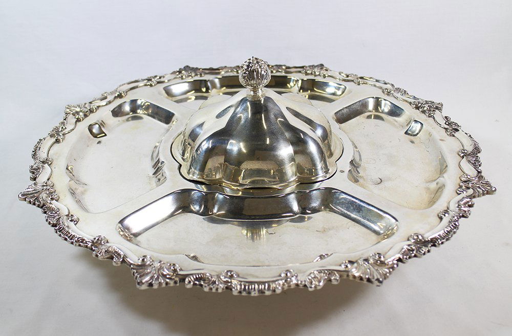 GOLDFEDER SILVERPLATE LAZY SUZAN (1 of 3)