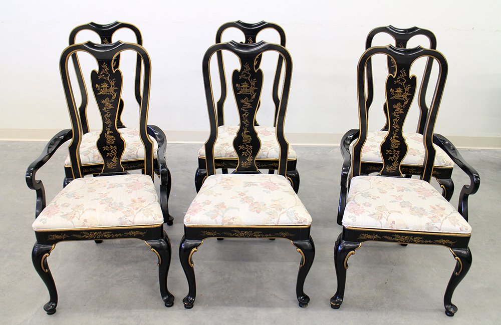 (6) DREXEL CHINOISERIE CHAIRS (1 of 3)