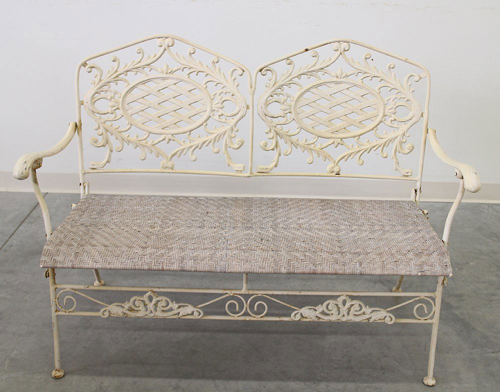 CAST IRON PATIO BENCH (1 of 1)