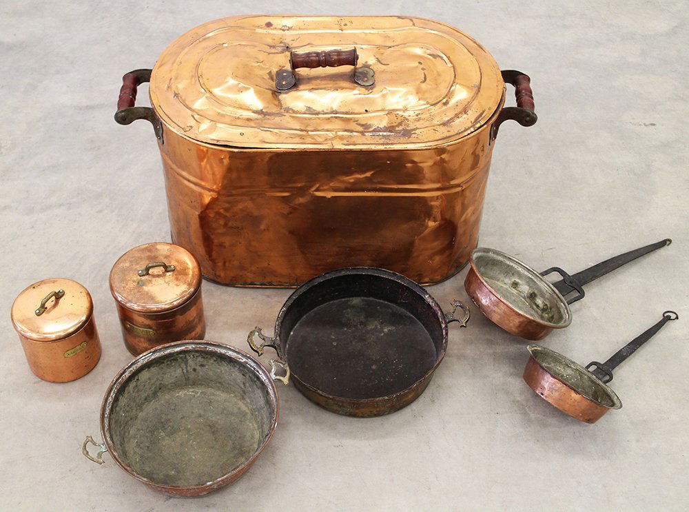 COPPER BOILER, POTS, PANS, & MORE (1 of 6)