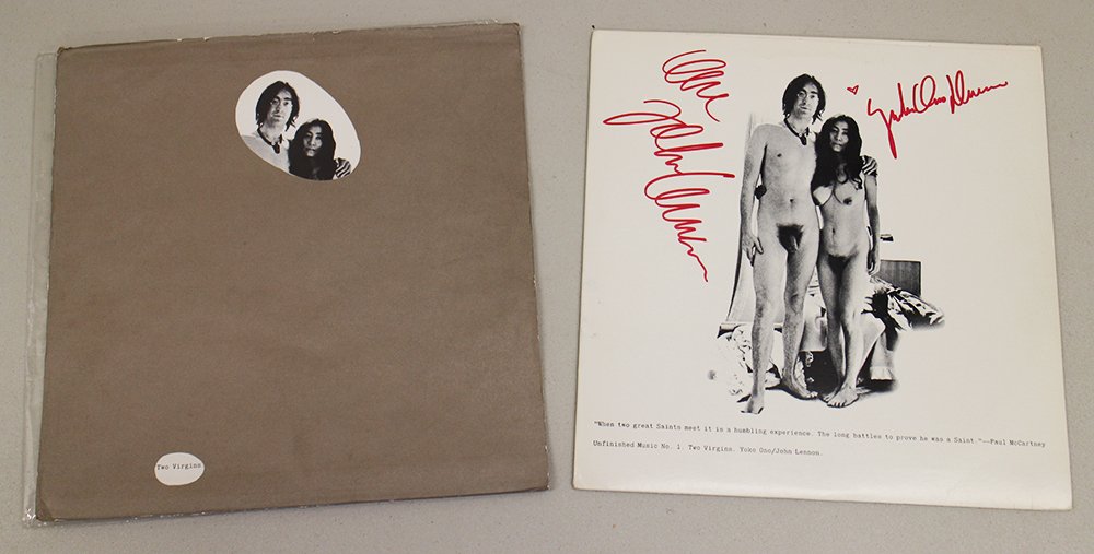 TWO VIRGINS LP ALBUM - LENNON & OKO (1 of 3)