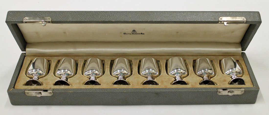 B & M STERLING SILVER CORDIALS W/ BOX (1 of 2)