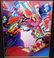 PETER MAX "BLUSHING BEAUTY" PAINTING