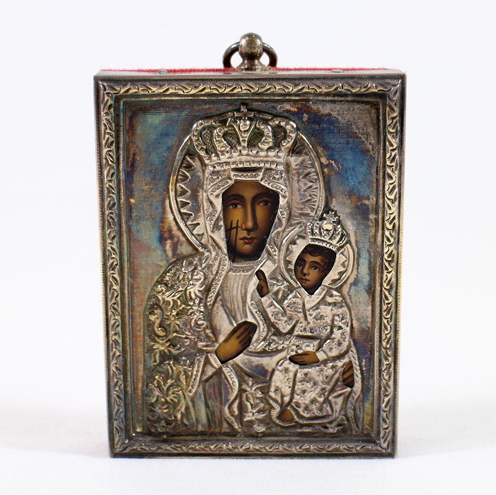 STERLING POLISH REGLIOUS ICON (1 of 2)