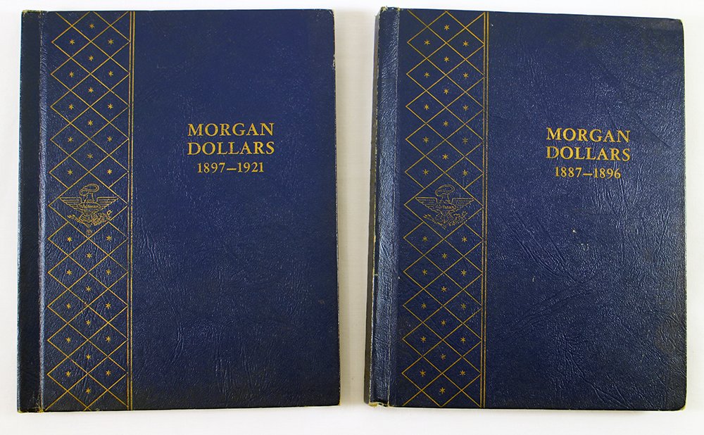 SILVER MORGAN DOLLAR COIN ALBUMS W/ 32 COINS (1 of 7)