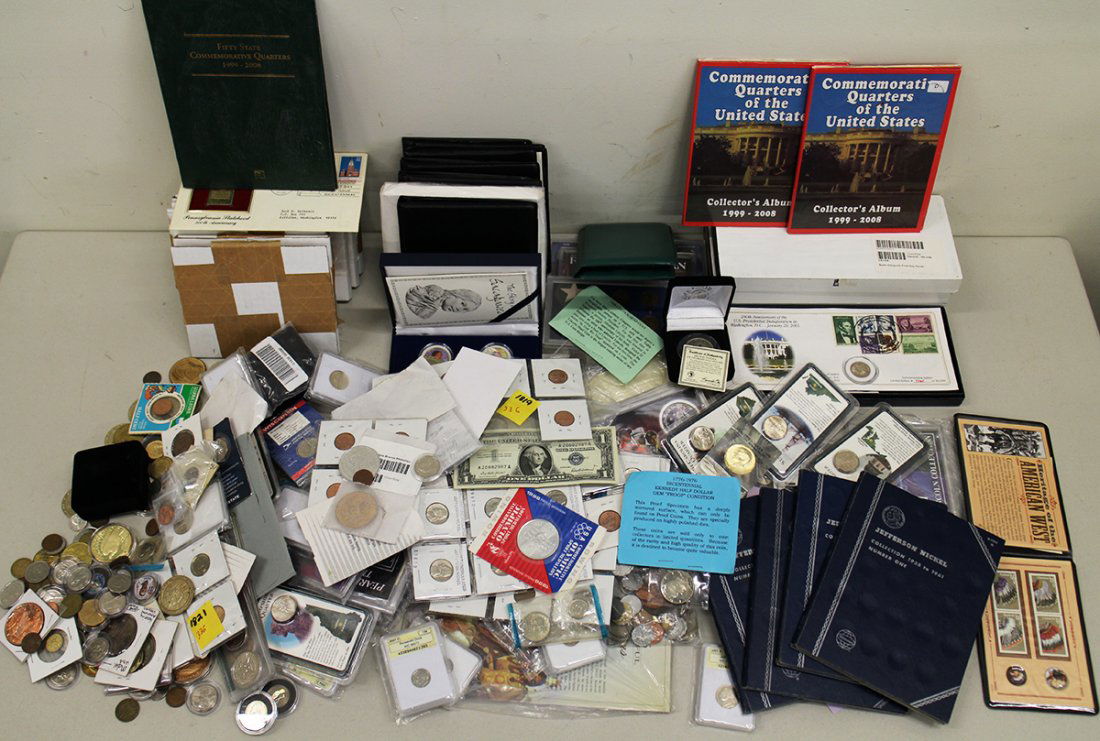 LARGE COIN COLLECTION & MORE (1 of 3)