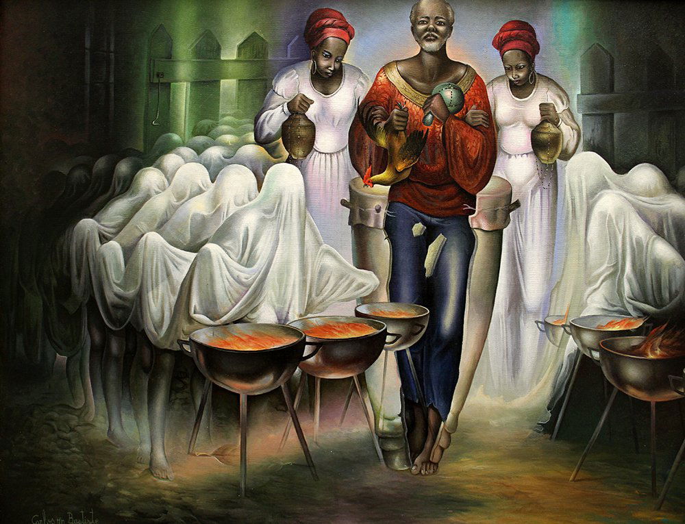 CARLOS BAPTISTE HAITIAN PAINTING (1 of 4)