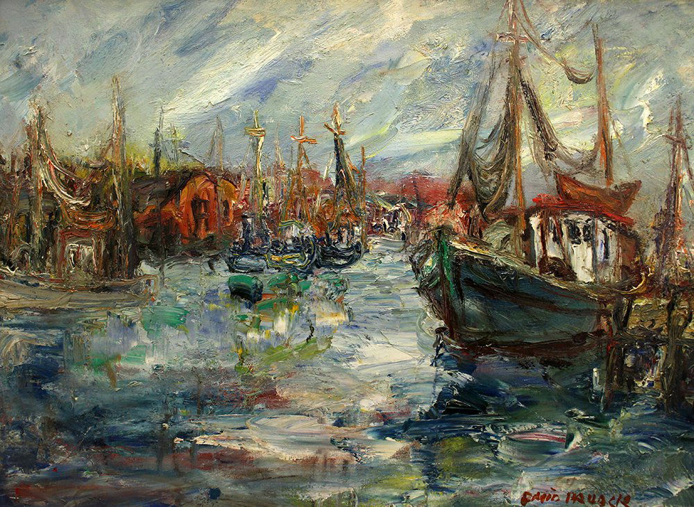 DAVID PALLOCK OIL ON CANVAS (1 of 3)