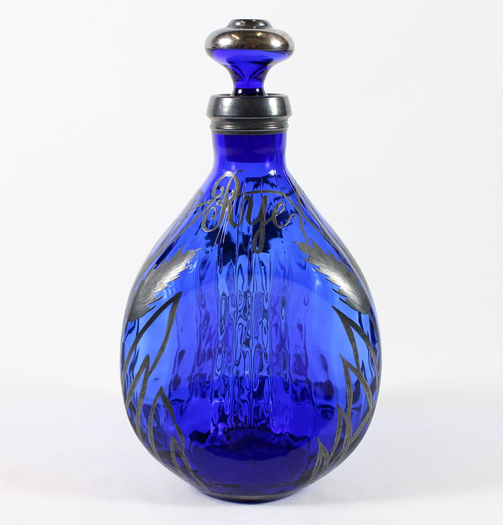 SILVER OVERLAY RYE BOTTLE (1 of 2)