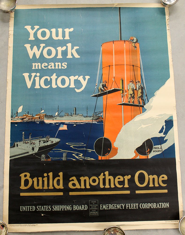 ORIGINAL WWI PROPAGANDA WAR POSTERS (1 of 7)