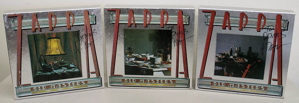 SIGNED FRANK ZAPPA THE OLD MASTERS RECORD ALBUMS (1 of 5)