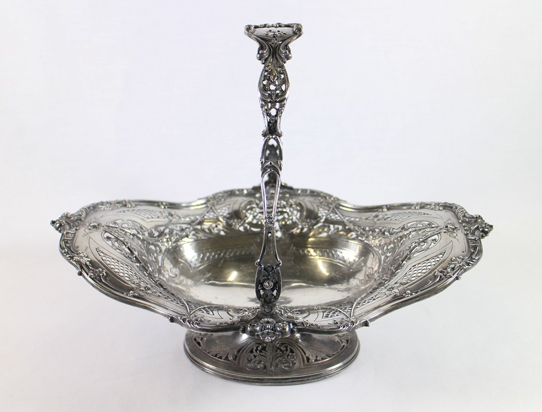 BLACK STARR & FROST STERLING BASKET (1 of 7)