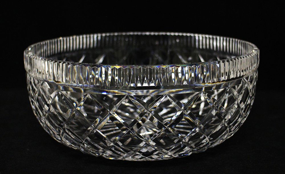 LARGE WATERFORD CRYSTAL CENTERPIECE BOWL (1 of 2)