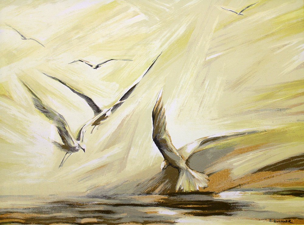 BUCKNER SEAGULL PAINTING (1 of 3)