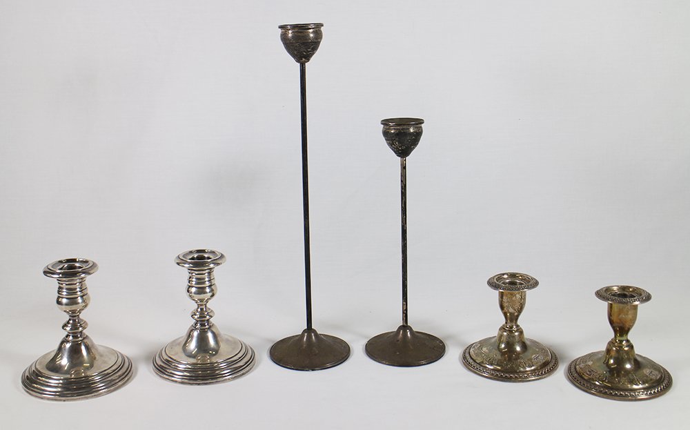STERLING CANDLESTICKS (1 of 3)