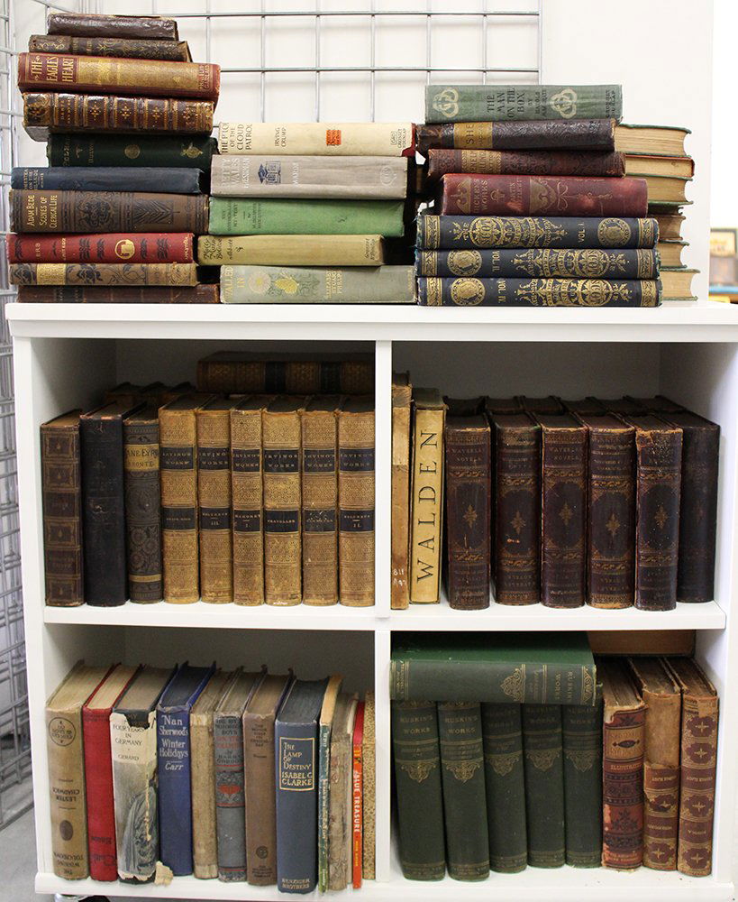 ANTIQUE BOOK COLLECTION (1 of 8)