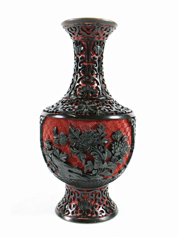 CINNABAR VASE (1 of 3)