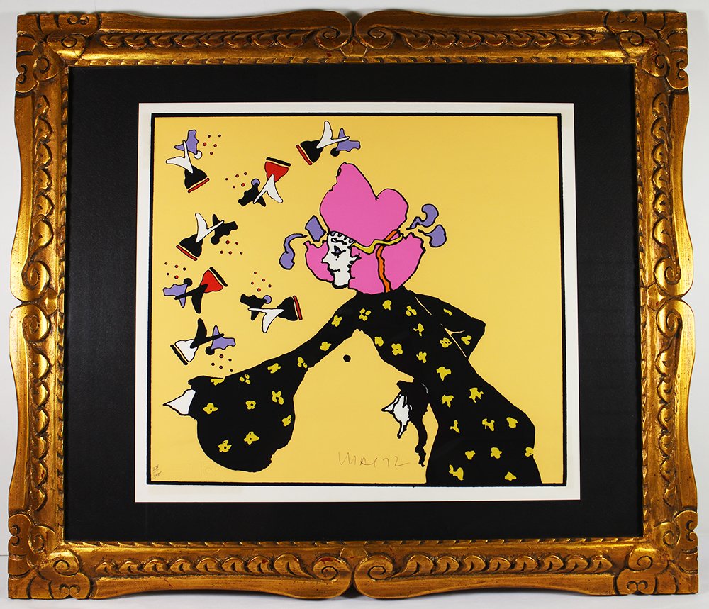 PETER MAX "GALAXY LADY" SERIGRAPH (1 of 4)