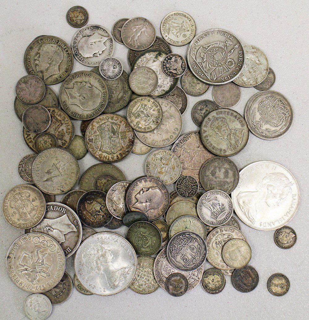 22+ OUNCES OF SILVER FOREIGN COINS (1 of 3)
