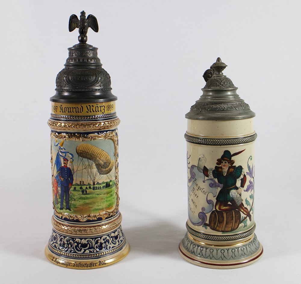 (2) GERMAN BEER STEINS (1 of 7)