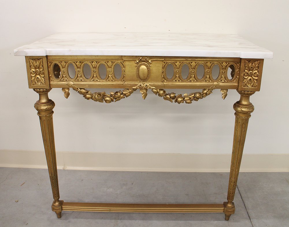 LOUIS XVI STYLE CONSOLE TABLE (1 of 4)