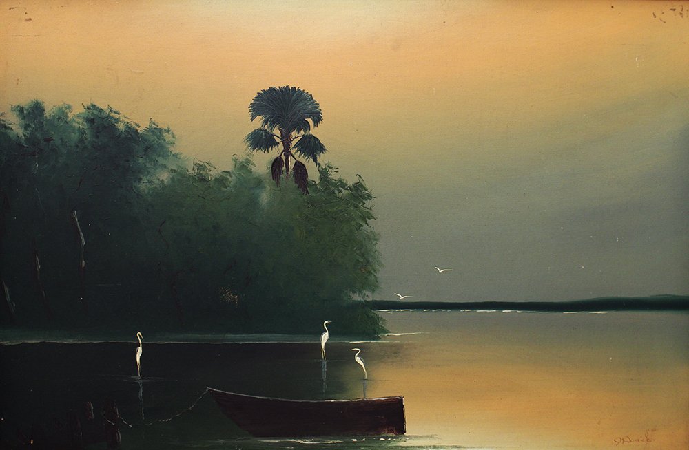 JOHNNY DANIELS HIGHWAYMEN PAINTING (1 of 6)