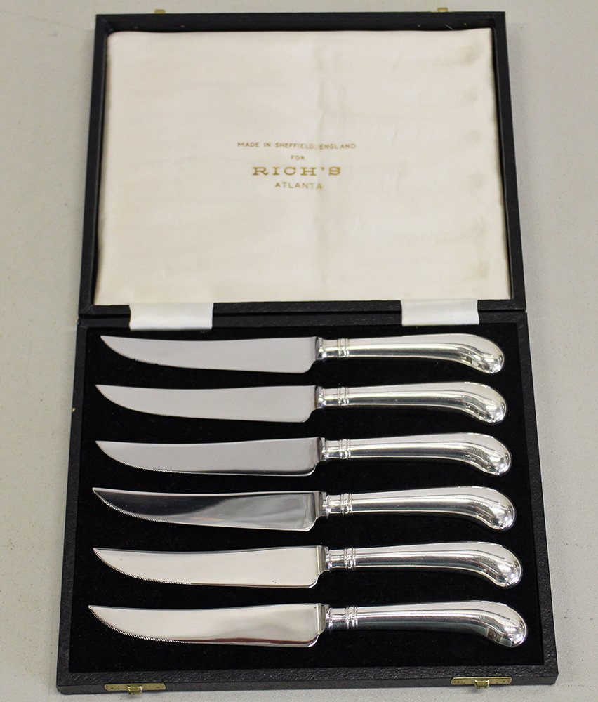 (6) LODGE SHEFFIELD ENGLAND S/P KNIVES (1 of 2)