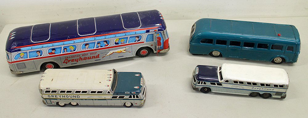 VINTAGE GREYHOUND BUS TOYS (1 of 4)