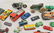 VINTAGE MINIATURE PRESSED STEEL & LITHO TOYS - 4