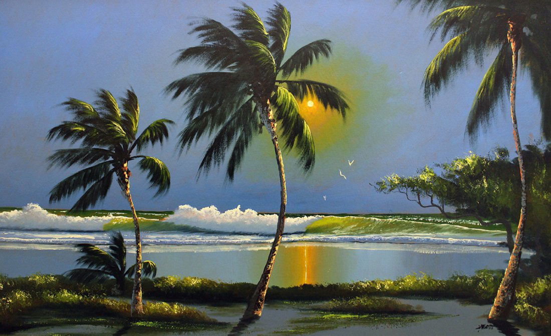 LIVINGSTON ROBERTS HIGHWAYMEN PAINTING (1 of 5)