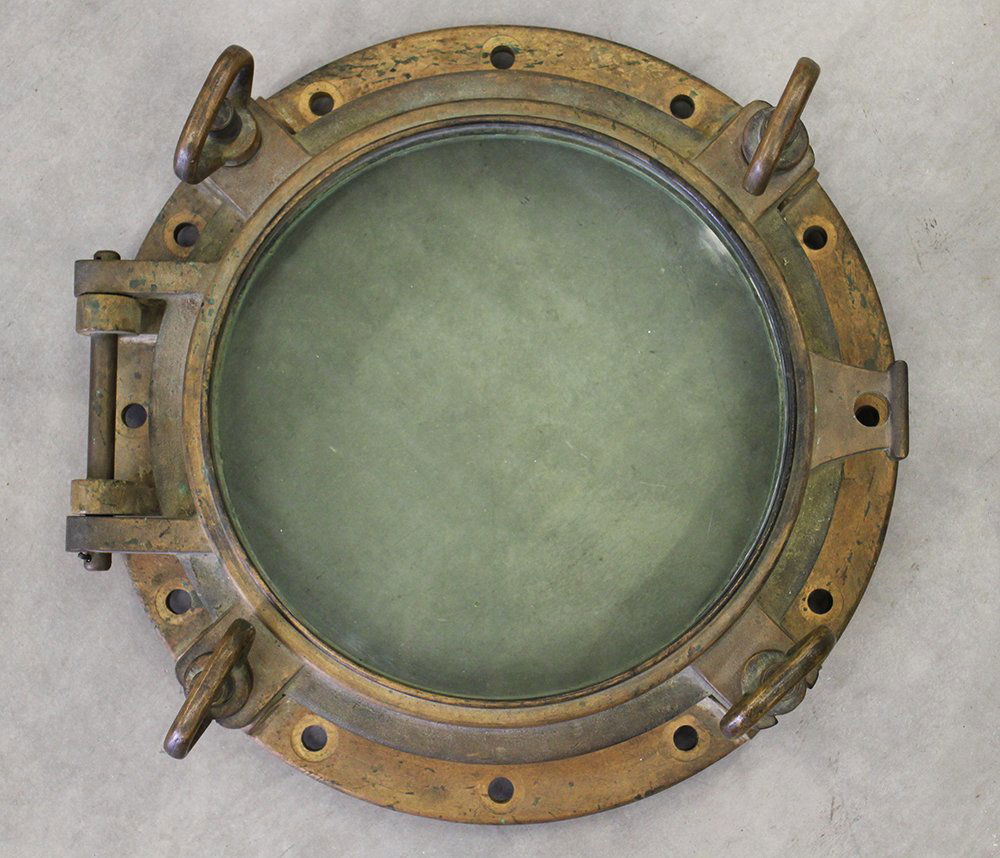 VINTAGE BRASS PORTHOLE
