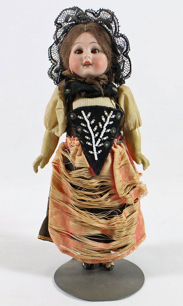 8" SIMON & HALBIG BISQUE GIRL DOLL 1078 (1 of 4)