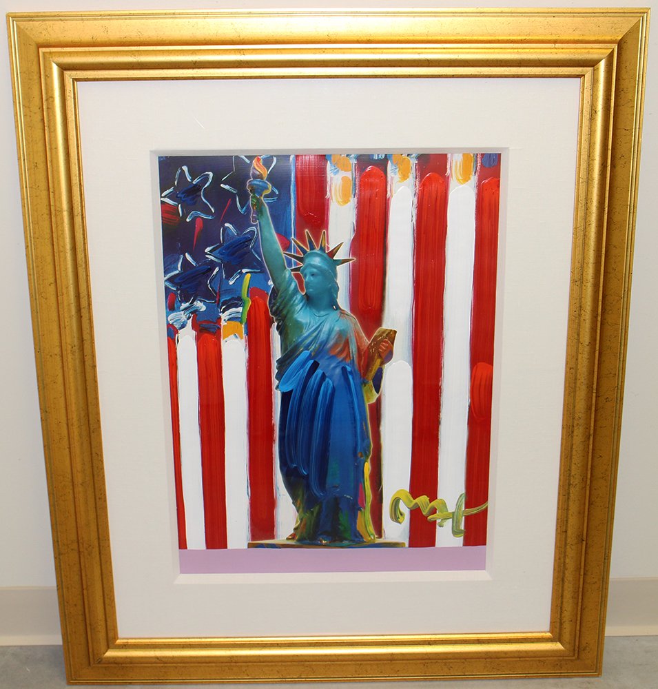 PETER MAX UNITED WE STAND PAINTING (1 of 4)