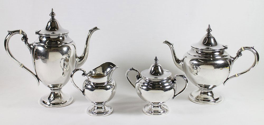 GORHAM "PURITAN" STERLING SILVER TEA SET (1 of 5)