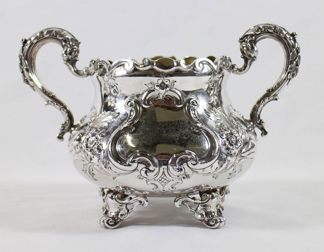 19TH CENTURY VICTORIAN STERLING VASE (1 of 4)