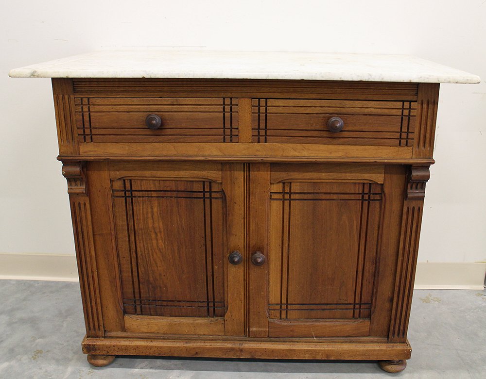 MARBLE TOP WASHSTAND (1 of 2)