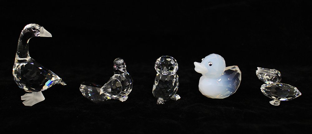(5) SWAROVSKI CRYSTAL FIGURINES (1 of 2)