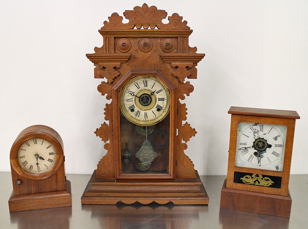 (3) ANTIQUE CLOCKS (1 of 4)