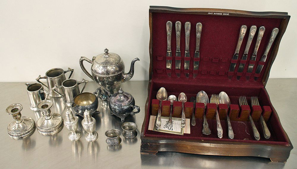 STERLING & SILVERPLATE COLLECTION (1 of 3)