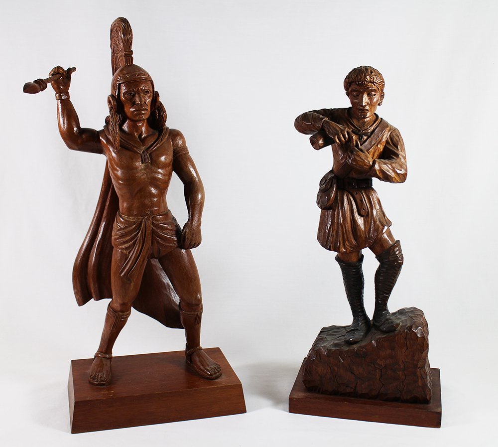 (2) JOSE PINAL WOOD CARVINGS (1 of 4)