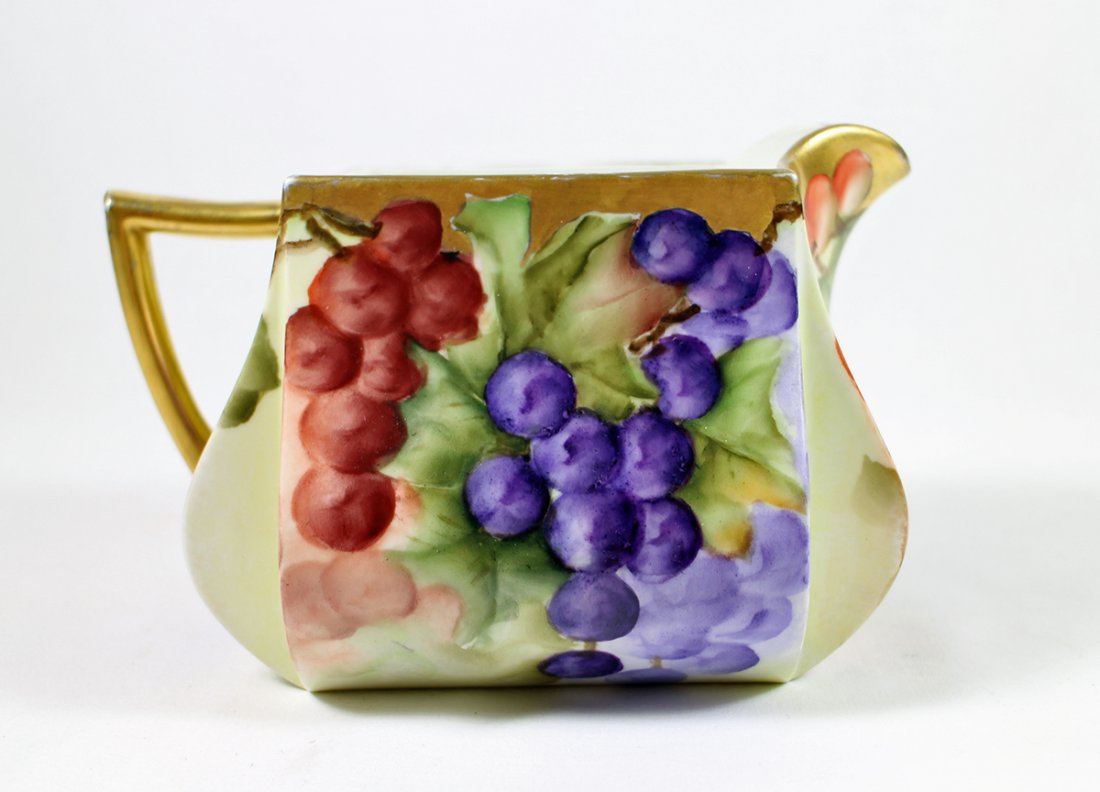 ARTIST SIGNED LIMOGES PITCHER (1 of 5)