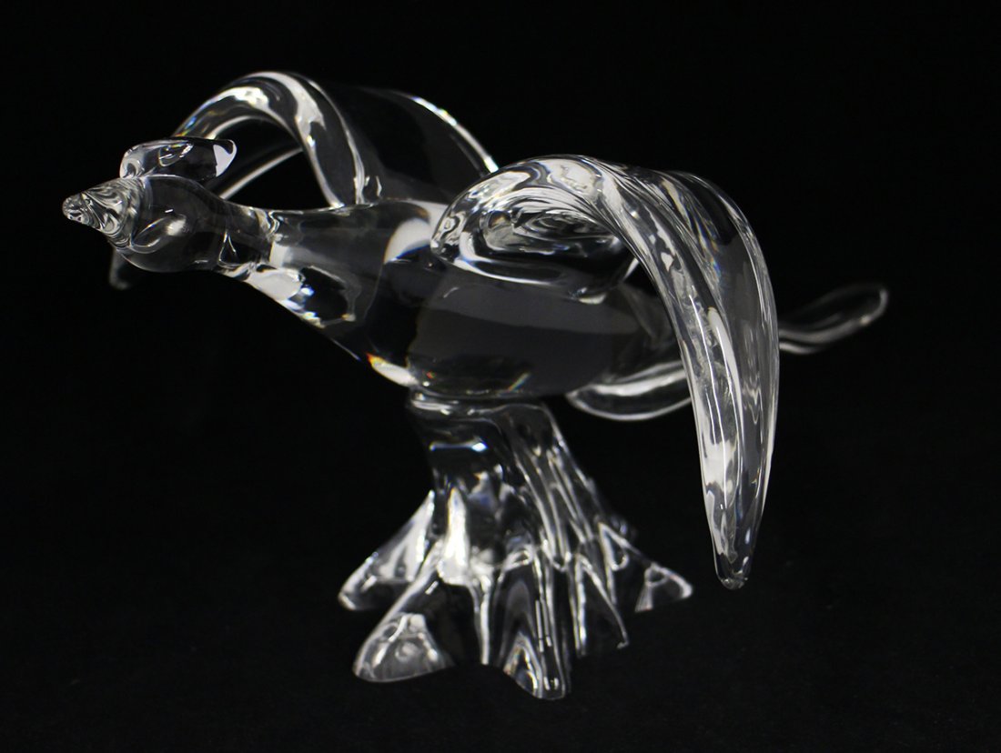 STEUBEN CRYSTAL GREAT PHEASANT (1 of 5)