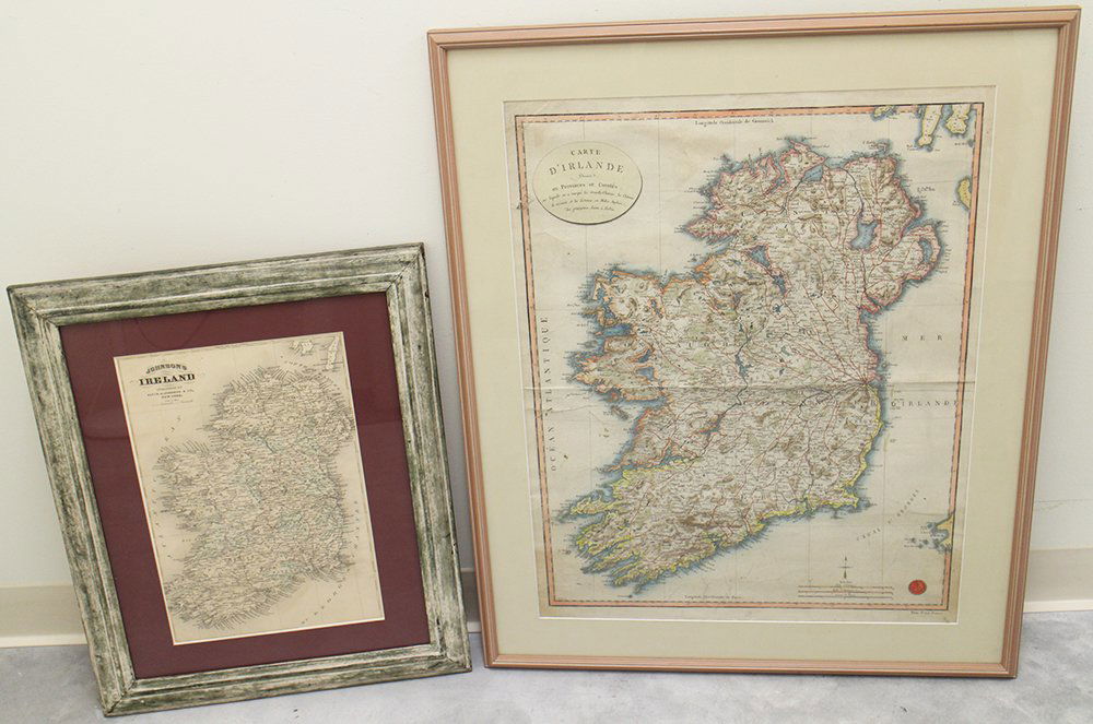 (2) ANTIQUE IRELAND MAPS (1 of 3)