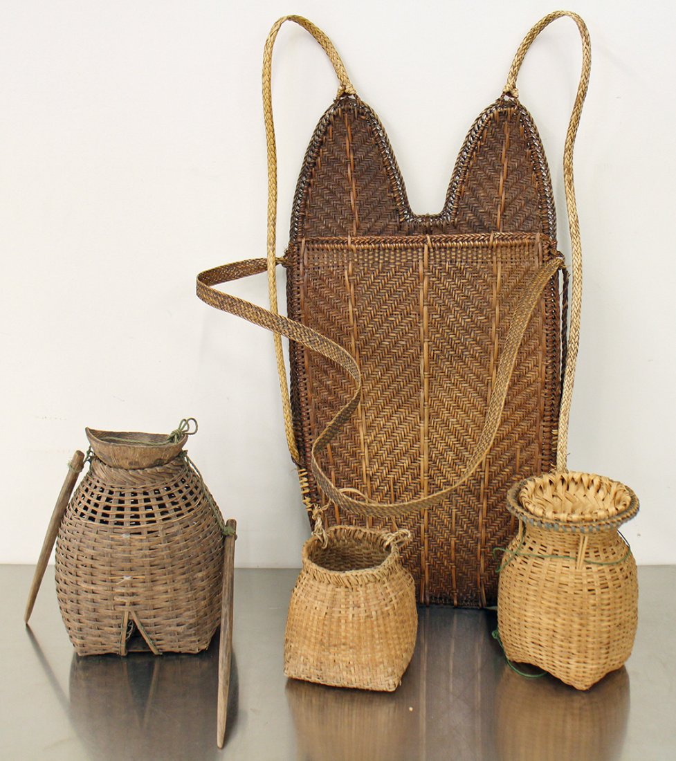FISH TRAP, BASKETS, & BACKPACK (1 of 4)