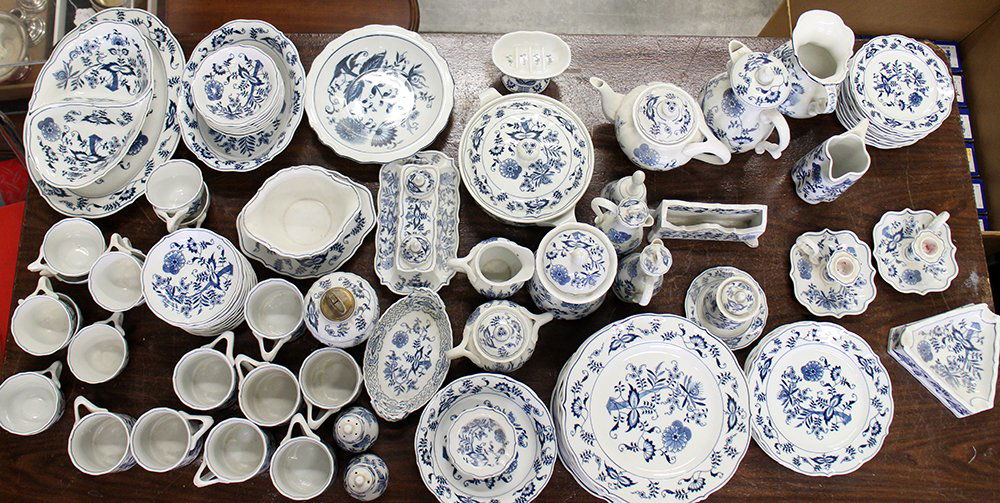 102 PIECE BLUE DANUBE CHINA SET (1 of 5)