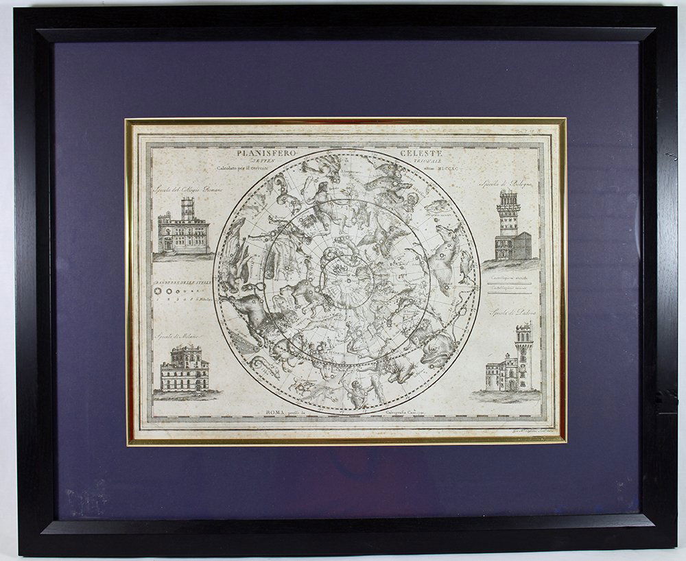 ITALIAN ASTROLOGICAL MAP (1 of 2)